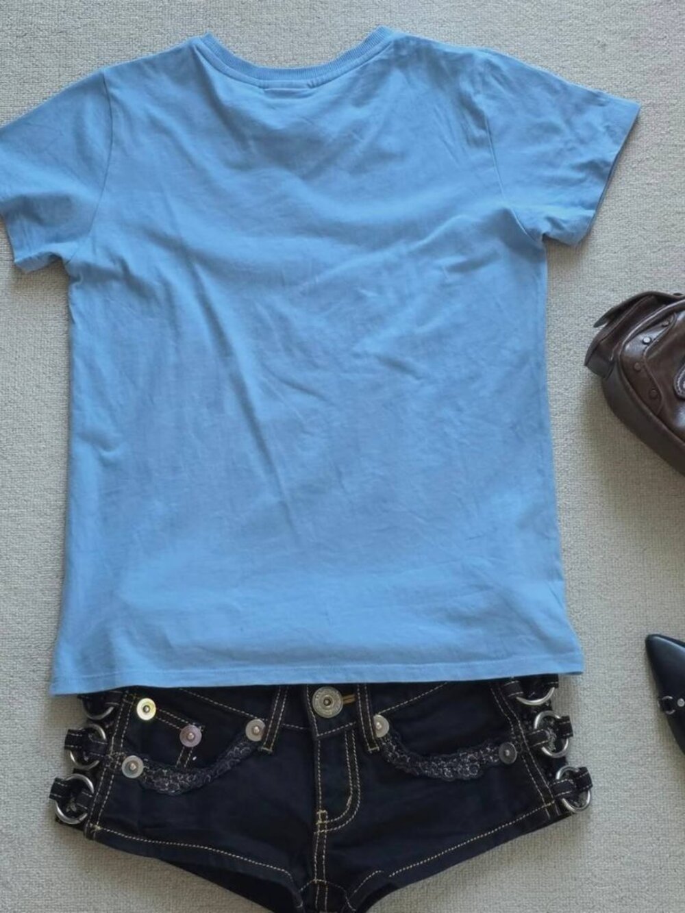 Betty Boop Graphic Blue T-Shirt - Picture 4 of 5